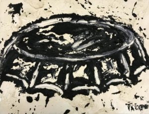 Falcó (1958)-"Chapa"-27x35-oleo